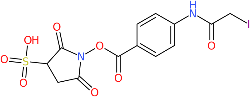 Sulphosuccinimidyl (4-iodoacetyl)aminobenzoate, NX72153
