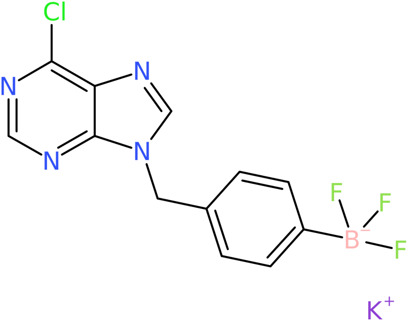 Potassium {4-[(6-Chloro-9H-purin-9-yl)methyl]phenyl}trifluoroborate, NX74457