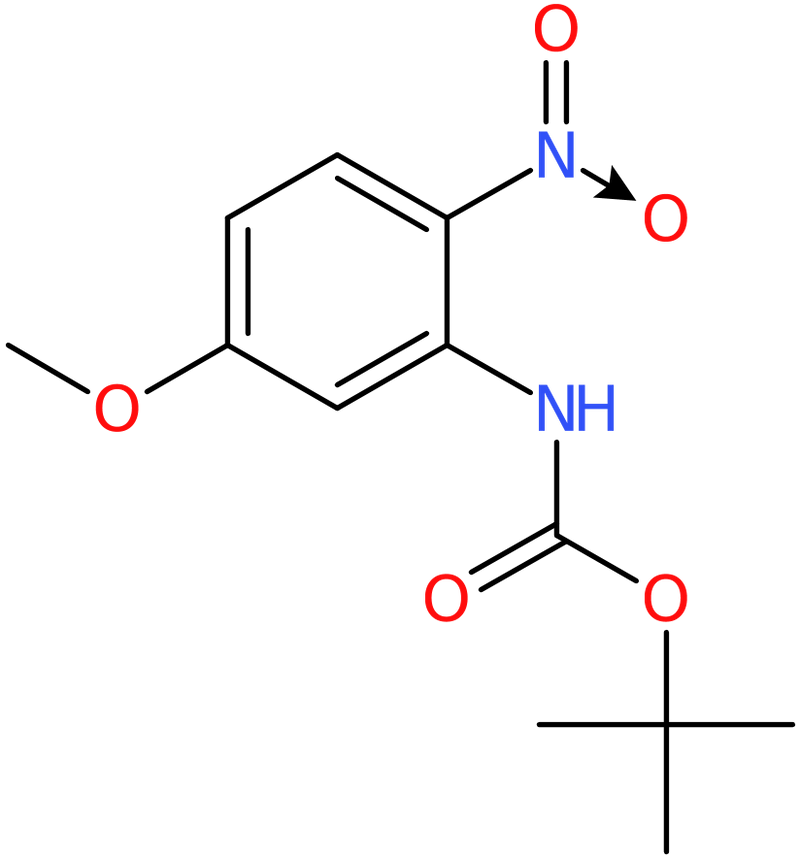 CAS: 185428-55-1 | 2-(Boc-amino)-4-methoxy-1-nitrobenzene, NX31052