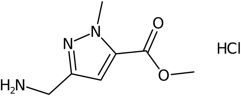 CAS: 2512193-21-2 | Methyl 5-(aminomethyl)-2-methyl-pyrazole-3-carboxylate hydrochloride, NX37628