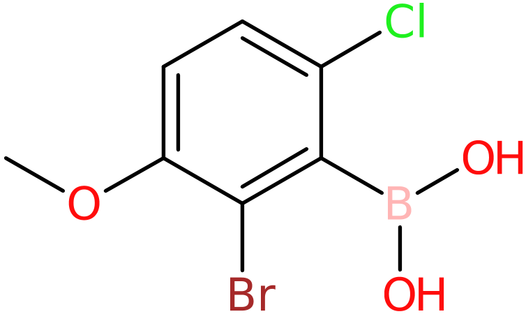 CAS: 957062-90-7 | 2-Bromo-6-chloro-3-methoxybenzeneboronic acid, NX71116