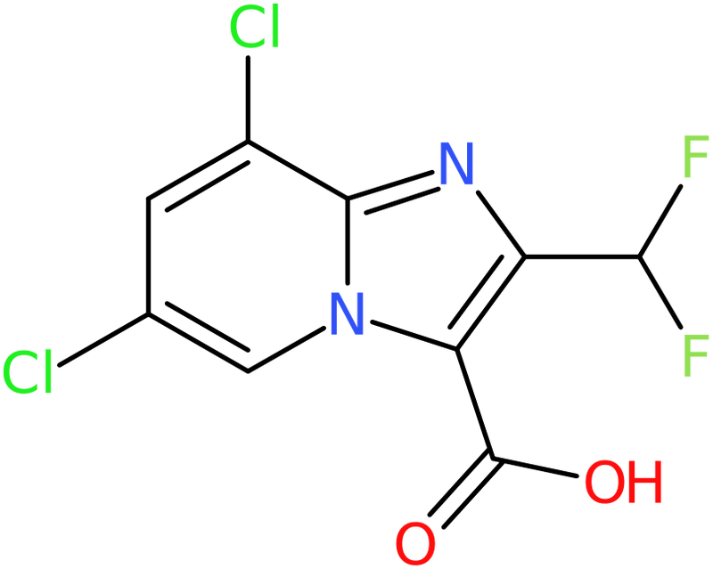 CAS: 2451256-40-7 | 6,8-Dichloro-2-(difluoromethyl)imidazo[1,2-a]pyridine-3-carboxylic acid, NX37269