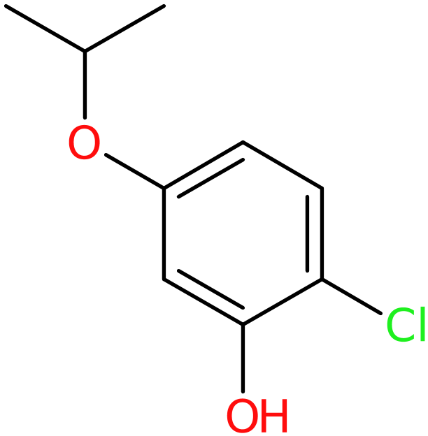 CAS: 1243374-18-6 | 2-Chloro-5-(propan-2-yloxy)phenol, >96%, NX18802