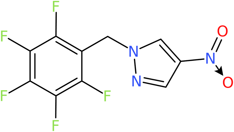 4-Nitro-1-(pentafluorobenzyl)-1H-pyrazole, NX74609
