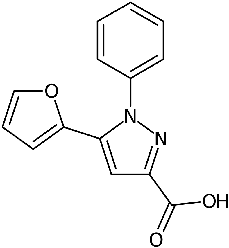 CAS: 100537-55-1 | 5-(Fur-2-yl)-1-phenyl-1H-pyrazole-3-carboxylic acid, NX10535