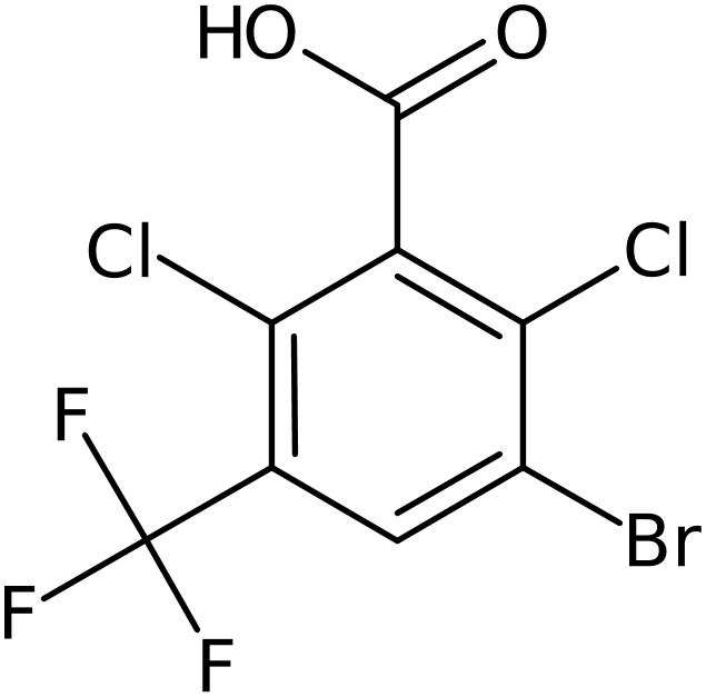 3-Bromo-2,6-dichloro-5-(trifluoromethyl)benzoic acid, NX74575