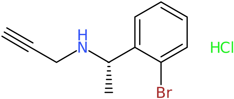 N-[(1S)-1-(2-Bromophenyl)ethyl]prop-2-yn-1-amine hydrochloride, NX74212