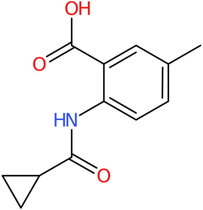CAS: 1016817-12-1 | 2-[(Cyclopropylcarbonyl)amino]-5-methylbenzoic acid, NX11061