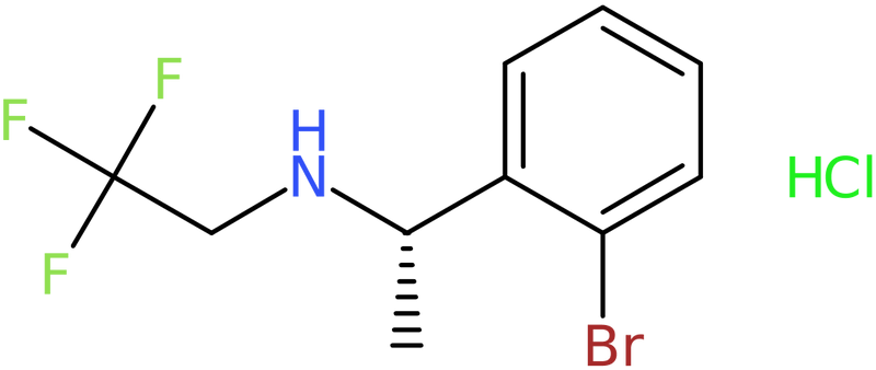 N-[(1S)-1-(2-Bromophenyl)ethyl]-2,2,2-trifluoro-ethanamine hydrochloride, NX74711