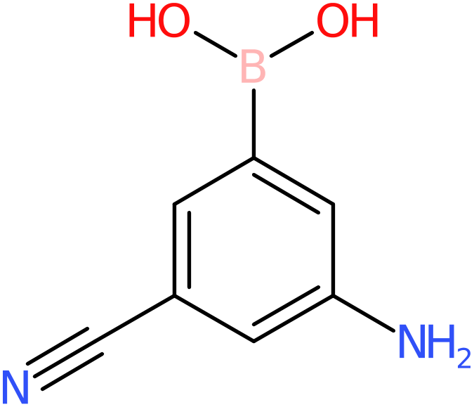 CAS: 913943-05-2 | 3-Amino-5-cyanophenylboronic acid, >98%, NX68489