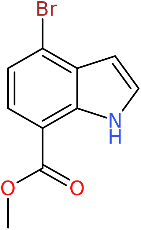 CAS: 1224724-39-3 | Methyl 4-bromo-1H-indole-7-carboxylate, >95%, NX18121