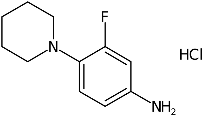 CAS: 1245569-19-0 | 3-Fluoro-4-(piperidin-1-yl)aniline hydrochloride, NX18845