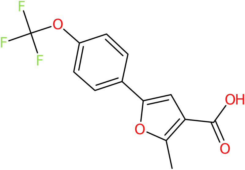 CAS: 672930-56-2 | 2-Methyl-5-[4-(trifluoromethoxy)phenyl]-3-furoic acid, NX57708