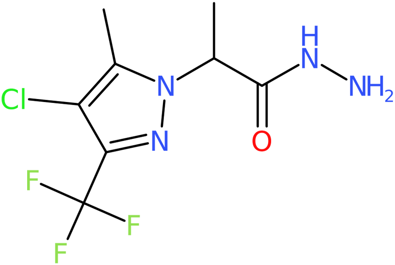 CAS: 1005651-08-0 | 2-[4-Chloro-5-methyl-3-(trifluoromethyl)-1H-pyrazol-1-yl]propanehydrazide, NX10566