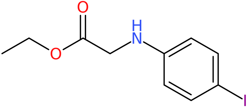 CAS: 14108-76-0 | Ethyl [(4-iodophenyl)amino]acetate, >97%, NX23521