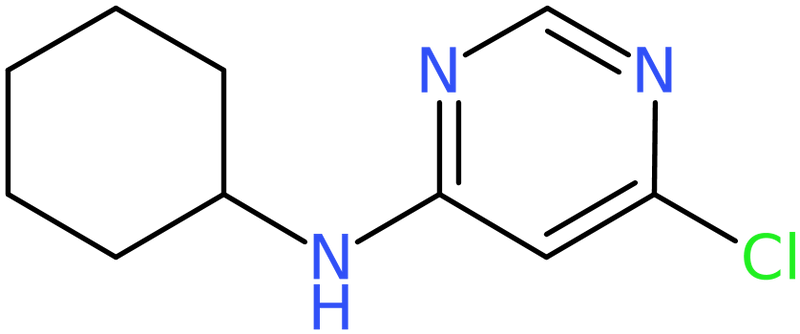 CAS: 61667-11-6 | 4-Chloro-6-(cyclohexylamino)pyrimidine, NX55233