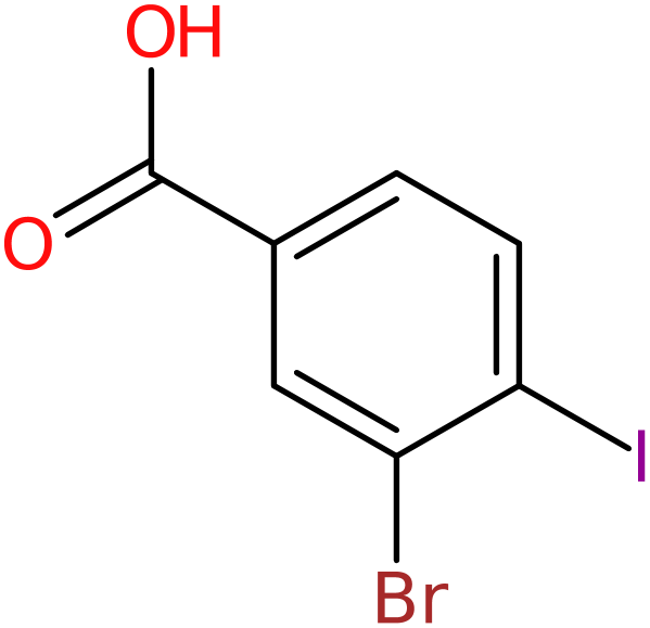 CAS: 249647-25-4 | 3-Bromo-4-iodobenzoic acid, NX37516