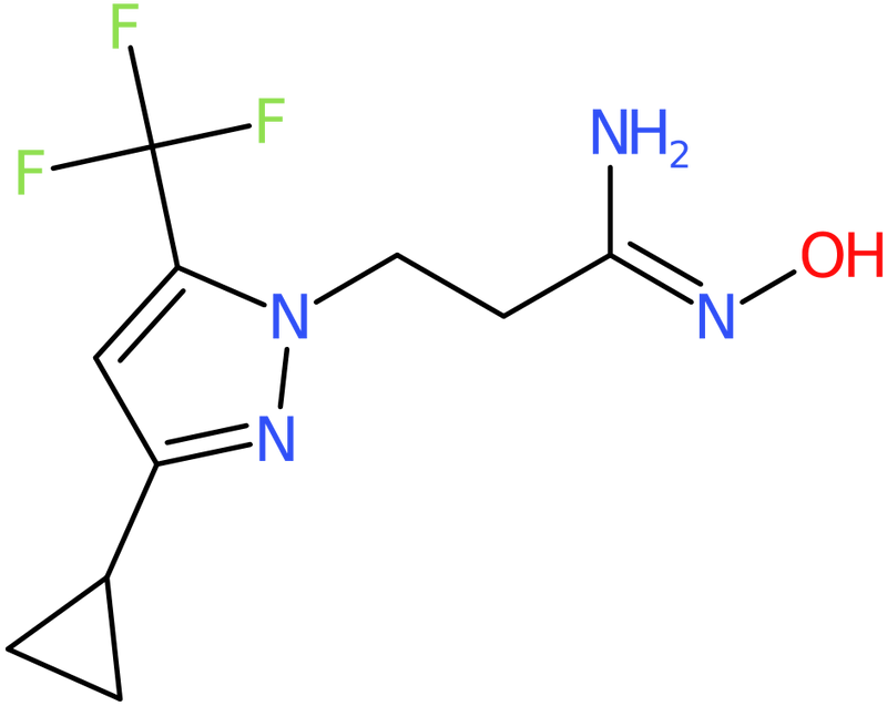 CAS: 1006322-86-6 | (1Z)-3-[3-Cyclopropyl-5-(trifluoromethyl)-1H-pyrazol-1-yl]-N&