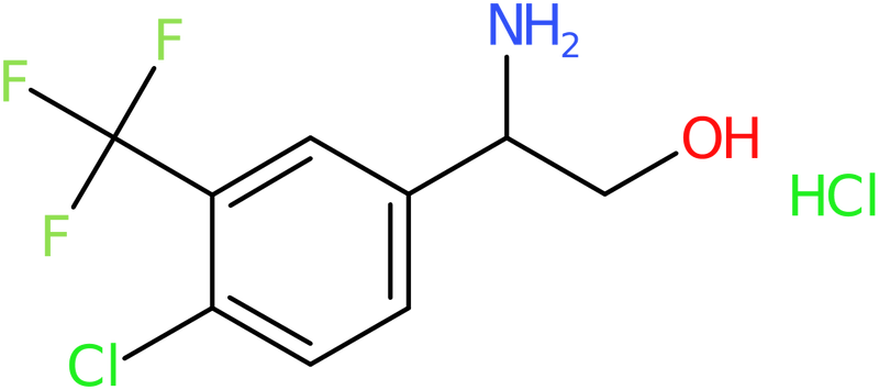 2-Amino-2-[4-chloro-3-(trifluoromethyl)phenyl]ethanol hydrochloride, NX74732