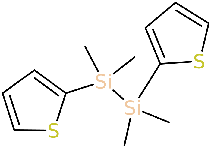 CAS: 124733-24-0 | 1,1,2,2-Tetramethyl-1,2-bis(thiophen-2-yl)disilane, NX18916