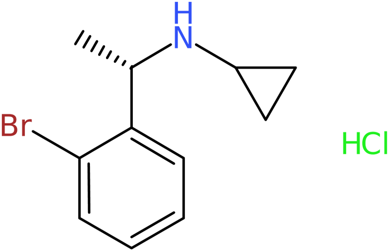 N-[(1S)-1-(2-Bromophenyl)ethyl]cyclopropanamine hydrochloride, NX74214