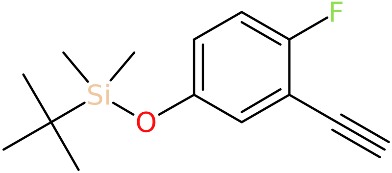 CAS: 2187435-17-0 | (3-Ethynyl-4-fluorophenoxy)(tert-butyl)dimethylsilane, NX34843
