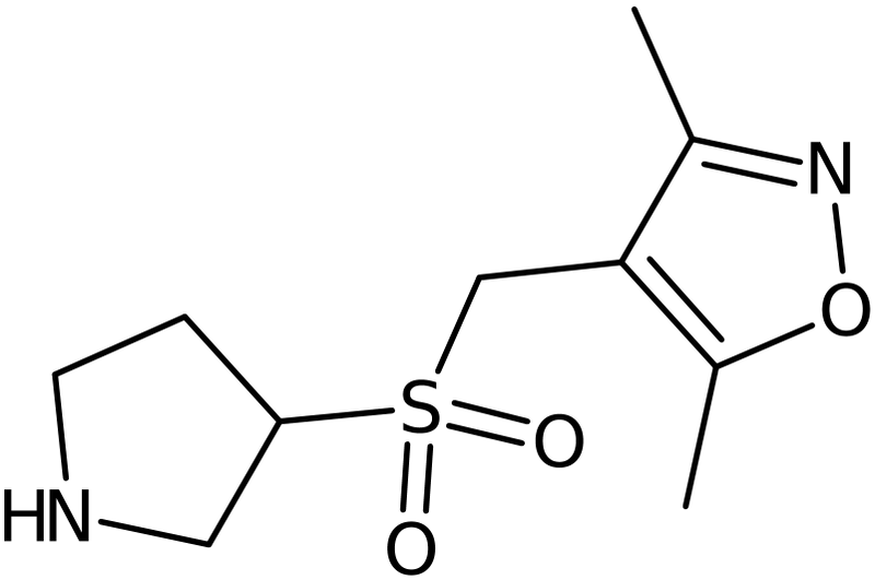 CAS: 1206969-35-8 | 3,5-Dimethyl-4-((pyrrolidin-3-ylsulfonyl)methyl)isoxazole, NX17054