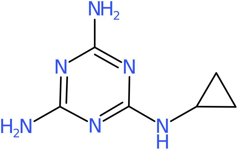 CAS: 66215-27-8 | N2-Cyclopropyl-1,3,5-triazine-2,4,6-triamine, NX57322