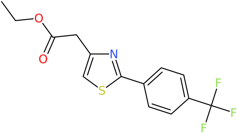 CAS: 680215-92-3 | Ethyl 2-{2-[4-(trifluoromethyl)phenyl]-1,3-thiazol-4-yl}acetate, NX58011