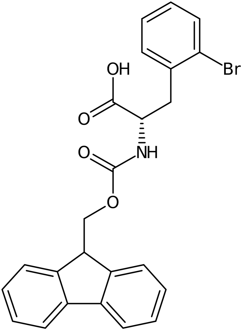 CAS: 220497-47-2 | 2-Bromo-L-phenylalanine, N-FMOC protected, NX35085