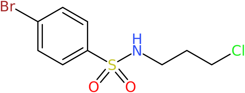 CAS: 98768-71-9 | 4-Bromo-N-(3-chloropropyl)benzenesulphonamide, >98%, NX71731