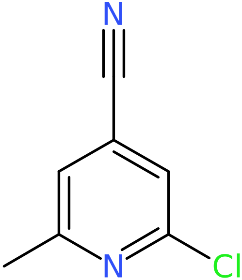 CAS: 25462-98-0 | 2-Chloro-6-methylpyridine-4-carbonitrile, >98%, NX37904