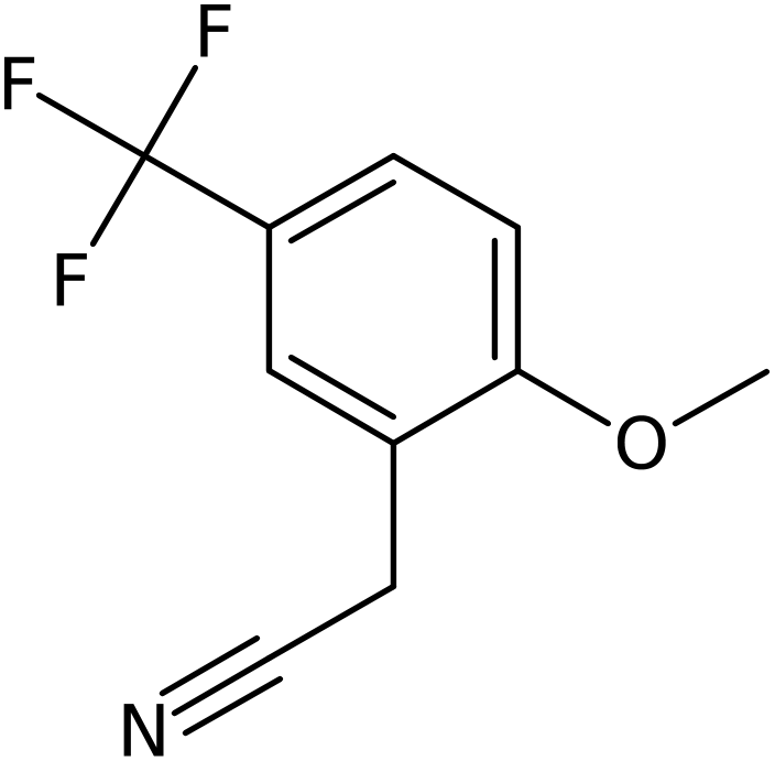 CAS: 1000542-90-4 | 2-Methoxy-5-(trifluoromethyl)phenylacetonitrile, >97%, NX10181