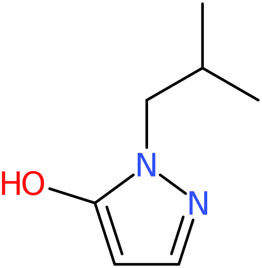 1-(2-Methylpropyl)-1H-pyrazol-5-ol, >98%, NX74368