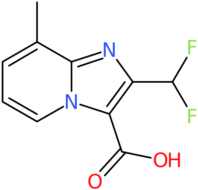 CAS: 2514942-01-7 | 2-(Difluoromethyl)-8-methyl-2-imidazo[1,2-a]pyridine-3-carboxylic acid, NX37655