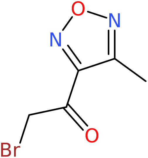 CAS: 165066-97-7 | 3-(Bromoacetyl)-4-methyl-1,2,5-oxadiazole, NX27768