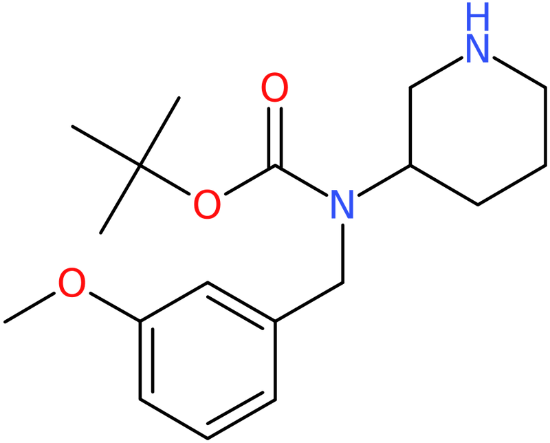 CAS: 1206969-40-5 | tert-Butyl 3-methoxybenzylpiperidin-3-ylcarbamate, NX17059