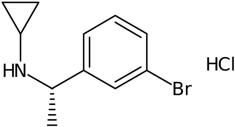 CAS: 2407348-08-5 | N-[(1S)-1-(3-Bromophenyl)ethyl]cyclopropanamine hydrochloride, NX36916