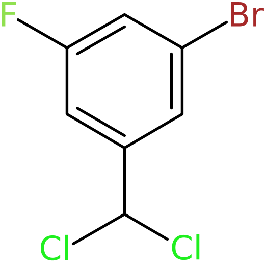 CAS: 1000339-58-1 | 3-Bromo-5-fluorobenzal chloride, >97%, NX10106