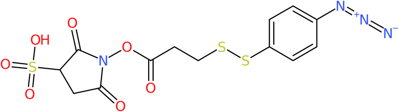 Sulphosuccinimidyl (4-azidophenyldithio)propionate, NX72372