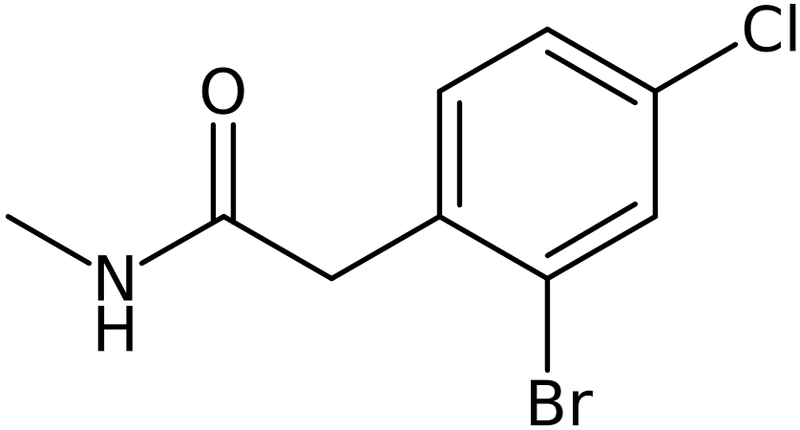 2-(2-Bromo-4-chlorophenyl)-N-methylacetamide, NX73975