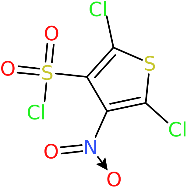 CAS: 59768-12-6 | 2,5-Dichloro-4-nitrothiophene-3-sulfonyl chloride, NX54361