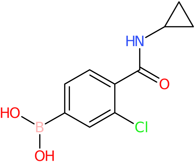 CAS: 850589-44-5 | 3-Chloro-4-(cyclopropylcarbamoyl)benzeneboronic acid, >97%, NX63971
