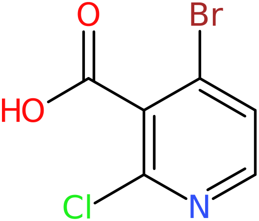 CAS: 1060805-68-6 | 4-Bromo-2-chloronicotinic acid, >97%, NX12871