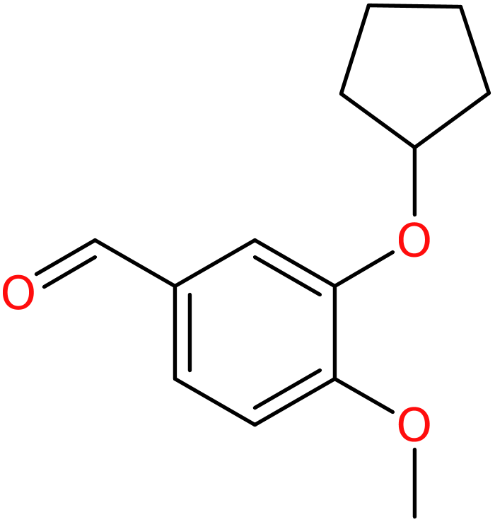 CAS: 67387-76-2 | 3-(Cyclopentyloxy)-4-methoxybenzaldehyde, NX57744