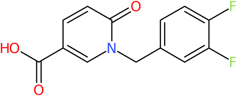 CAS: 242797-29-1 | 1-[(3,4-Difluorophenyl)methyl]-6-oxo-1,6-dihydropyridine-3-carboxylic acid, >95%, NX37085