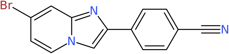 4-(7-Bromoimidazo[1,2-a]pyridin-2-yl)benzonitrile, NX73832
