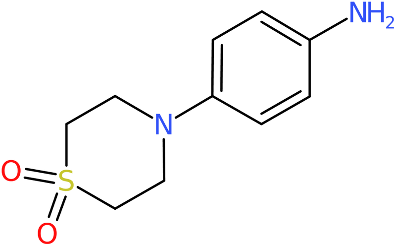 CAS: 105297-10-7 | 4-(1,1-Dioxidothiomorpholin-4-yl)aniline, >98%, NX12552