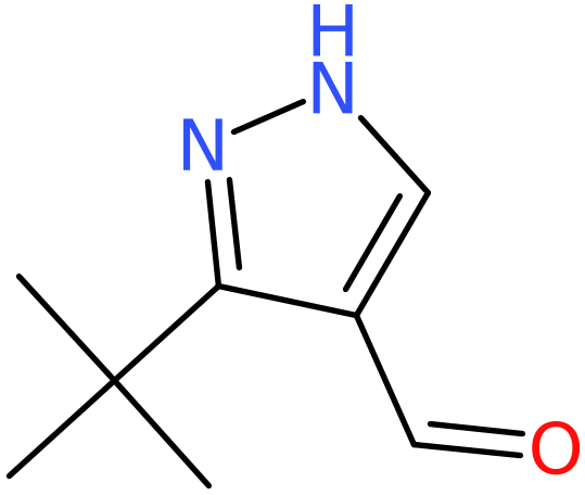 CAS: 1001020-17-2 | 3-tert-Butyl-1H-pyrazole-4-carbaldehyde, >95%, NX10234