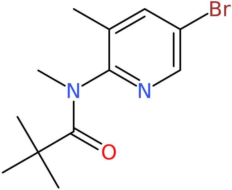 CAS: 245765-92-8 | 5-Bromo-3-methyl-2-(methyl-pivaloylamino)pyridine, NX37306